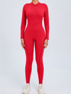 ZASUWA Female Backless Zipper Hollow Out Scrunch Bum Jumpsuit
