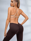 ZASUWA Female Scrunch Bum Deep V Back Leggings