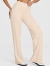 ZASUWA Female Solid Color Casual Loose Flare High-rise Leggings