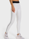 ZASUWA Female Contrast Color Elastic Tight Push Up Design Leggings