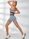 ZASUWA Female Cutout Tiktok Honeycomb Short Tracksuit