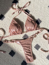 ZASUWA Female Sexy Glossy Pearl Beach Bikini Set