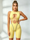 Sexy Hollow Out Short Romper