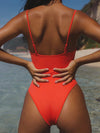 ZASUWA Female Deep V Collar Backless One-Piece