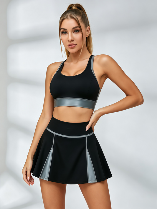 Trim Tennis Skirt Active Set