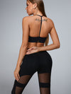 🖤ZASUWA Female Cutout Mesh High-rise Leggings