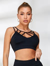 ZASUWA Female Cutout Mesh Cropped Leggings