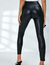 ❤Sexy Faux Leather Push Up Design Lace-up Leggings