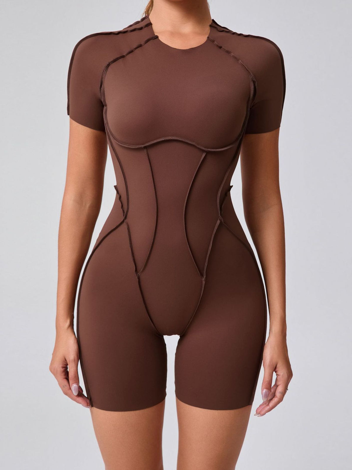Heart Backless Romper