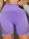 ZASUWA Female High-waisted Net Breathable Booty Shorts