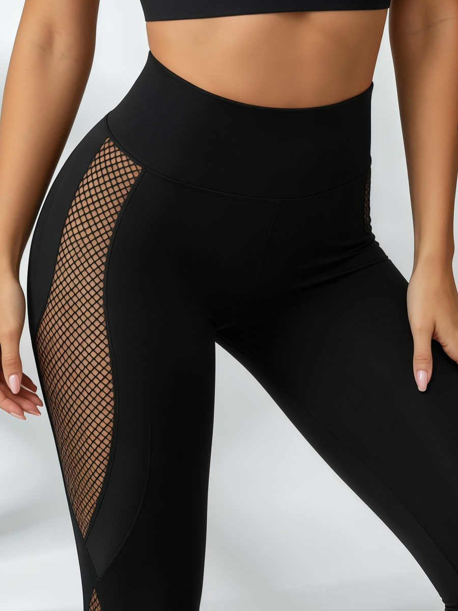Fishnet Mesh Workout Set