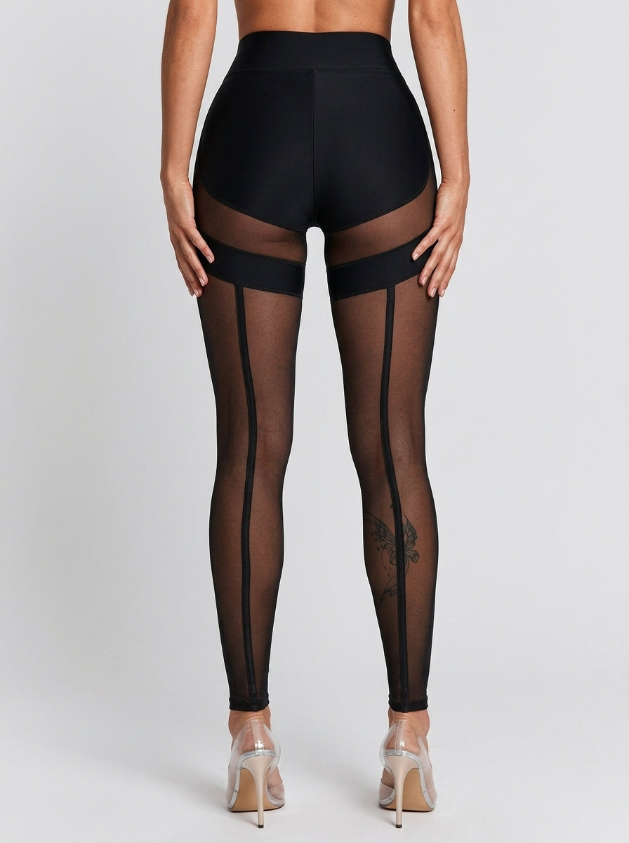 Super Sexy Unique Mesh Hip-lift Leggings