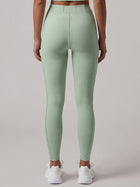 High-Waist Sculpting Leggings with Seam Detail