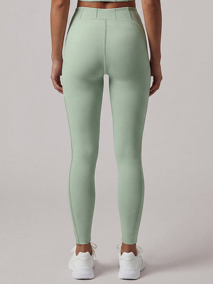 High-Waist Sculpting Leggings with Seam Detail