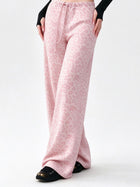 Leopard Print High-Waist Wide-Leg Pants