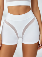 Mesh-Panel White Workout Set