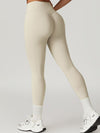 ZASUWA Female High-waisted Hip-lift Quick Dry Elastic Tight Scrunch Bum Leggings