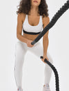 ZASUWA Female Contrast Color Push Up Design Elastic Tight Shockproof Tracksuit