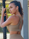 ZASUWA Female Unique Cutout Cross Back Sports Bras