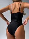 ZASUWA Female Sexy Hollow Out Metal One Piece