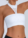 ZASUWA Female Sexy Mesh Backless Quick Dry Sports Bras