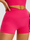 ZASUWA Female Sexy Sheer Mesh Cropped Short Sleeves