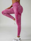 ZASUWA Female Denim Scrunch Bum High-rise Leggings