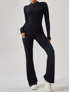 ZASUWA Female Zipper Flare Jumpsuit