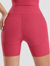 ZASUWA Female Ribbed Scrunch Bum Hip-lift Booty Gym Shorts