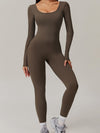 ZASUWA Female Sexy Cutout Pocket Booty Cargo Jumpsuit