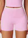ZASUWA Female Contrast Color Stripe High-rise Flare Leggings