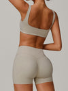 ZASUWA Female Sexy U Collar Backless Sports Bras