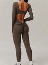 ZASUWA Female Sexy Cutout Pocket Booty Cargo Jumpsuit