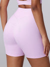 ZASUWA Female Ribbed Scrunch Bum  Booty Gym Shorts