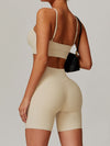 ZASUWA Female Ribbed Must-Have Short Tracksuit