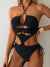 ZASUWA Female Sexy Cross Backless One Piece