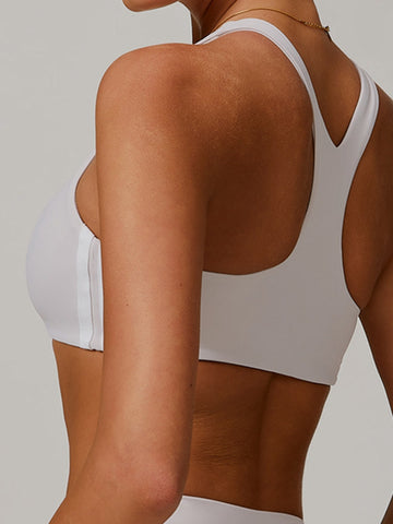 ZASUWA Female Contrast Color Stripes Sports Bras