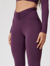 ZASUWA Female Unique V Shape Waist Design Leggings