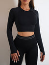 ZASUWA Female Seamless Scrunch Bum Leggings