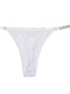 ZASUWA Femal Sexy Mesh Lace Metal Panties