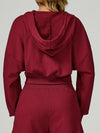 ZASUWA Female Feleece Pocket Casual Zipper Hoodie