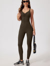 ZASUWA Female Front Folds Zipper Jumpsuit