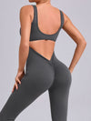 ZASUWA Female Cutout Backless Jumpsuit