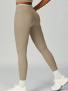 ZASUWA Female Contrast Color Stripe High-rise Flare Leggings