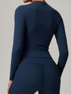 ZASUWA Female Fleece Round Collar Long Sleeves