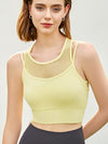 ZASUWA Female Sexy Fishnet Quick Dry Sports Bras