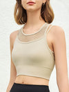 ZASUWA Female Sexy Fishnet Quick Dry Sports Bras
