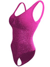 ZASUWA Female Shimmer Seamless Scrunch Bum Leggings