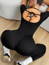 ZASUWA Female Halter Lace-up Backless Jumpsuit