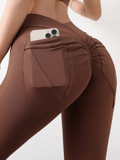 Pocket Scrunch Bum Hip-lift Leggings
